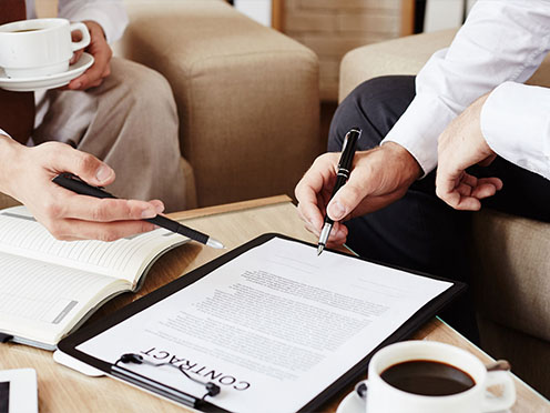 Обсуждение условий сделки в Гороховце